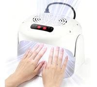 Annuod Secador De Uñas Portátil, Dos Modos | Calor Y Frío, Secado 6 Veces Más Rápido, Ventilador Inclinado, Para Esmaltes Normales