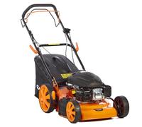 ANOVA - Cortacésped Gasolina 4T | 3,2 HP - 2,4 KW | 135 CC | 35 KG | Ancho Corte 46 CM | Alturas 25-75 MM (10 POS) | para Mantenimiento de Césped en Jardines y Zonas Verdes | Arranque Manual