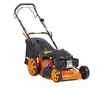 ANOVA - Cortacésped Gasolina 4T | 5 HP - 3,6 KW | 173 CC | 37,3 KG | Ancho Corte 51 CM | Alturas 25-75 MM (10 POS) | para Mantenimiento de Césped en Jardines y Zonas Verdes | Arranque Manual