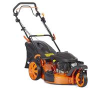 ANOVA - Cortacésped Gasolina | 5 HP - 3.6 KW | 173 CC | 39,2 KG | Chasis Acero | Ancho Corte 51 CM | para Mantenimiento de Césped en Jardines y Zonas Verdes | Diseño Robusto