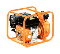ANOVA - Motobomba Gasolina Triple Salida | 2" 196 cc 4T | Cilindrada 196 cc | Potencia 5 HP - 3,6 kW | Para Riego Agrícola, Trasvase y Achique de Agua en Fincas y Obras | Arranque Manual