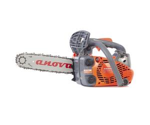 ANOVA - Motosierra a GASOLINA | 1 HP - 0,8 KW | 25,4 CC | 3,2 KG | Espada 12" - 30 CM - 3/8" BP | Arranque Manual | Para Tala, Poda y Corte de Madera en Jardín y Trabajos Forestales | Diseño Robusto
