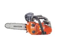 ANOVA - Motosierra Gasolina | 1,2 CV / 0,9 KW | 25,4 CC | 3,2 KG | Espada 10" - 25 CM - 3/8" BP OREGON | Para Tala, Poda y Corte de Madera en Jardín y Trabajos Forestales | Arranque Manual