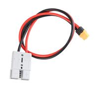 Anrbb Cable adaptador XT60, conector Anderson 50 A a XT60 hembra, cable alargador de 12 AWG de 50 cm, cable solar para estación de energía, panel solar, generador, autocaravana, drones, construcción