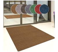 ANRO Alfombra antideslizante para puerta, alfombrilla de entrada, alfombra de felpa para puerta, antideslizante, lavable, resistente para entrada, puerta de casa, pasillo interior y exterior Poet