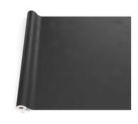 ANRO Mantel de Hule Lavable, para jardín, Exterior e Interior, 120 x 140 cm, Borde Cortado, Color Negro