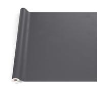 ANRO Mantel de Hule Lavable, para jardín, Exterior e Interior, 160 x 140 cm, Borde Cortado, Antracita