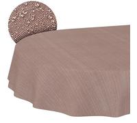 ANRO Mantel de Mesa Tela 70% Algodón 30% Poliéster | Jacquard Ornamental | Lavable | Corte a Medida 180x140 cm