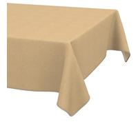 ANRO Mantel Lavable, Aspecto de Lino, Rectangular, 140 x 100 cm, para jardín, Interior y Exterior, Impermeable, repele la Suciedad, fácil de Limpiar, con Dobladillo