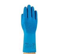 Ansell AlphaTec 62-401 Latex Guante contra productos químicos, Azul, Tamaño 10 (6 Pares)