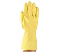 Ansell Alphatec 87-063 Guantes de Trabajo Multiusos, Resistencia Química, Acabado en Relieve para Excelente Agarre, Puño Largo, Talla XL (12 Pares)
