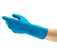 Ansell Alphatec 87-195 Guantes de Trabajo Multiusos, Conformidad Alimentaria, Extra Fino Diseño con Magnífica Sensibilidad Táctil, Talla L (12 Pares)