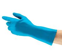 Ansell Alphatec 87-315 Guantes de Trabajo Multiusos, Resistencia Química y Conformidad Alimentaria, Forro con Flocado Algodón, Hombre Mujer, Talla M (12 Pares)