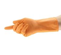 Ansell AlphaTec 87-320 Guantes de Trabajo de Seguridad, Protección Mecánica, Talla 10 (XL), Naranja (12 Pares)