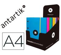 Antartik Carpeta con recambio A4 cuadro 5mm colores surtidos