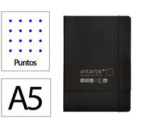 Antartik Cuaderno A5 Tapa Blanda Hojas Puntos Negro 80 Hojas 80 gr FSC Colección Antartik Notes
