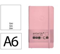 Antartik Cuaderno A6 Tapa Blanda Hojas Lisas Rosa Pastel 100 Hojas 80 Gr Certificación FSC Estilo Práctico Colección Antartik Notes