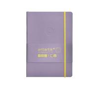 Antartik CUADERNO CON GOMILLA NOTES TAPA BLANDA A5 HOJAS CUADRICULA MORADO Y AMARILLO 80 HOJAS 80 GR FSC