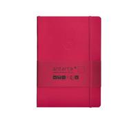 Antartik CUADERNO CON GOMILLA NOTES TAPA BLANDA A5 HOJAS LISAS BURDEOS 80 HOJAS 80 GR FSC