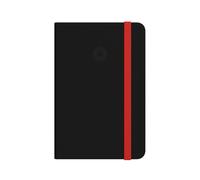 Antartik Cuaderno con gomilla notes tapa blanda a5 hojas lisas negro y rojo 80 hojas 80 gr fsc.