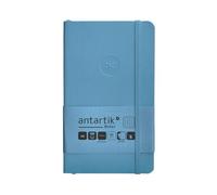 Antartik CUADERNO CON GOMILLA NOTES TAPA BLANDA A6 CUADRICULA AZUL CLARO 100 HOJAS 80 GR FSC