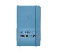Antartik CUADERNO CON GOMILLA NOTES TAPA BLANDA A6 RAYAS AZUL CLARO 100 HOJAS 80 GR FSC