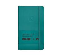 Antartik CUADERNO CON GOMILLA NOTES TAPA BLANDA A6 RAYAS VERDE AGUAMARINA 100 HOJAS 80 GR FSC