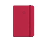 Antartik CUADERNO CON GOMILLA NOTES TAPA DURA A4 HOJAS LISAS ROJO 100 HOJAS 80 GR FSC