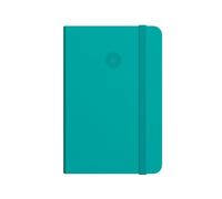 Antartik CUADERNO CON GOMILLA NOTES TAPA DURA A4 HOJAS RAYAS TURQUESA 100 HOJAS 80 GR FSC