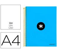 Antartik Cuaderno Espiral A4 Micro Antartik Forrado 120 Hojas 90gr Liso Azul