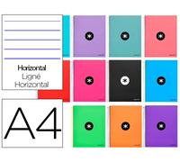 Antartik Cuaderno Espiral A4 Micro Tapa Forrada 120 Hojas 90g Colores Surtidos