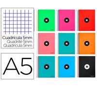 Antartik Cuaderno Espiral A5 Micro Antartik Tapa Forrada 120 Hojas Cuadro 5mm
