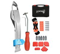 ANTEGE Kit Quita Silicona 26 Piezas con Maletín Rascador Juntas Baño Cocina