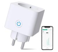 ANTELA Enchufe Inteligente Wifi 16A 3680W con Monitor de Energía, Compatible con Alexa y Google Home, Control Remoto por Smart Life, Programable con Temporizador,1pc