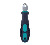 Anti-Slip Performance Boost: The screwdriver bit handle's self-locking a