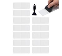 Anti Slip Shower Stickers - PVC Material 6x20cm Waterproof Safety Strips - Bathroom Non Slip Floor Decals with Scraper - For Bathtub Shower Floor and Stairs