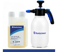 Anticimex Insecticida Concentrado CIPERGEN 9,3% + Dosificador de Precisión Anticimex | Cucarachas, Hormigas, Ácaros, Carcoma, Pulgas | Efecto Inmediato | 250 ml | Rastreros