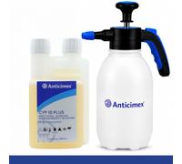 Anticimex Insecticida Concentrado CIPERGEN 9,3% + Dosificador de Precisión Anticimex | Cucarachas, Mosquitos, Hormigas, Ácaros, Moscas | Alta Eficacia Efecto Inmediato 250 ml | Rastreros y Voladores