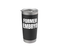 Antiguo embrión - La vida comienza en el útero Vaso térmico de acero inoxidable de doble pared
