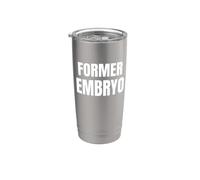 Antiguo embrión - La vida comienza en el útero Vaso térmico de acero inoxidable de doble pared