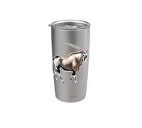 Antílope Oryx de Gemsbok Vaso térmico de acero inoxidable de doble pared