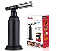 Antorcha de Butano Grande, Cadrim Antorcha Profesional Potente y Fuerte y Encendedor Culinario Recargable, Sopletes de Cocina Ajustable para Hornear,Soldar,Manualidades (No Incluye Butano)
