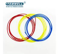 Antorcha de soldadura MIG MAG, revestimiento de PTFE, 0,6-0,8/0,8-1,0/1,2-1,6, cable de soldadura, Kit de conector rápido Central Euro, 3M, 4M, 5M, rojo, amarillo, azul Blue 0.6-0.8 3M