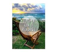 Antracita Tarjeta Jubilación Relax 20x30 cm Super
