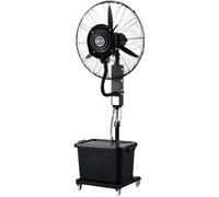 AnYaBinni Ventilador de Pie con Nebulizador de Agua, Depósito de 40L y 3 Velocidades | Ventilador Industrial Portátil con Alcance de 20m para Exterior, Jardín, Terraza y Grandes Espacios