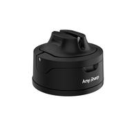 AnySharp Evo Afilador de Cuchillos, Seguridad sin Manos, Ventosa, Afila con Seguridad Todos los Cuchillos de Cocina, Ideal para Acero Endurecido y Dentados, Compacto, Negro