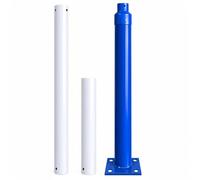 AOCDNEK Poste de alumbrado Vial por tramos, mástil for luminarias solares | For cabezales solares, for cabezales cableados, jardines, senderos, accesos rodados(13.1ft/4m)