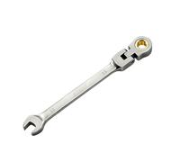 Aohhy Llaves Combinadas con Función de Carraca, 11mm Professional Llaves de Acero Cromo Vanadio Forjada - Niquelada Negro
