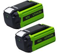 Aokicase Batería de repuesto para Greenworks 80 V, para herramientas eléctricas GBA80150 GBA80200 GBA80250 GBA80300 GBA80400 GBA80500 4.0Ah Batería de ion de litio (4000 mAh, 2 unidades)