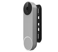 Aokicase MT02 Anti-Theft Blink Doorbell Door Bracket, No-Drill Mounting Bracket for Blink Video Doorbell Cover Holder Non-Block Doorbell Sensor (Flashing, Black)